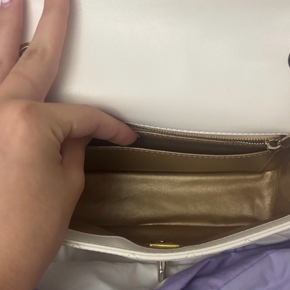 Chanel Cream Quilted Crossbody Bag - Picture 3 of 8